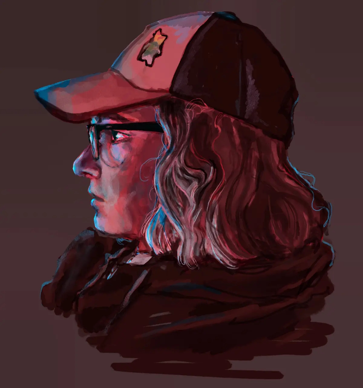 Portrait of Fey digital illustration
