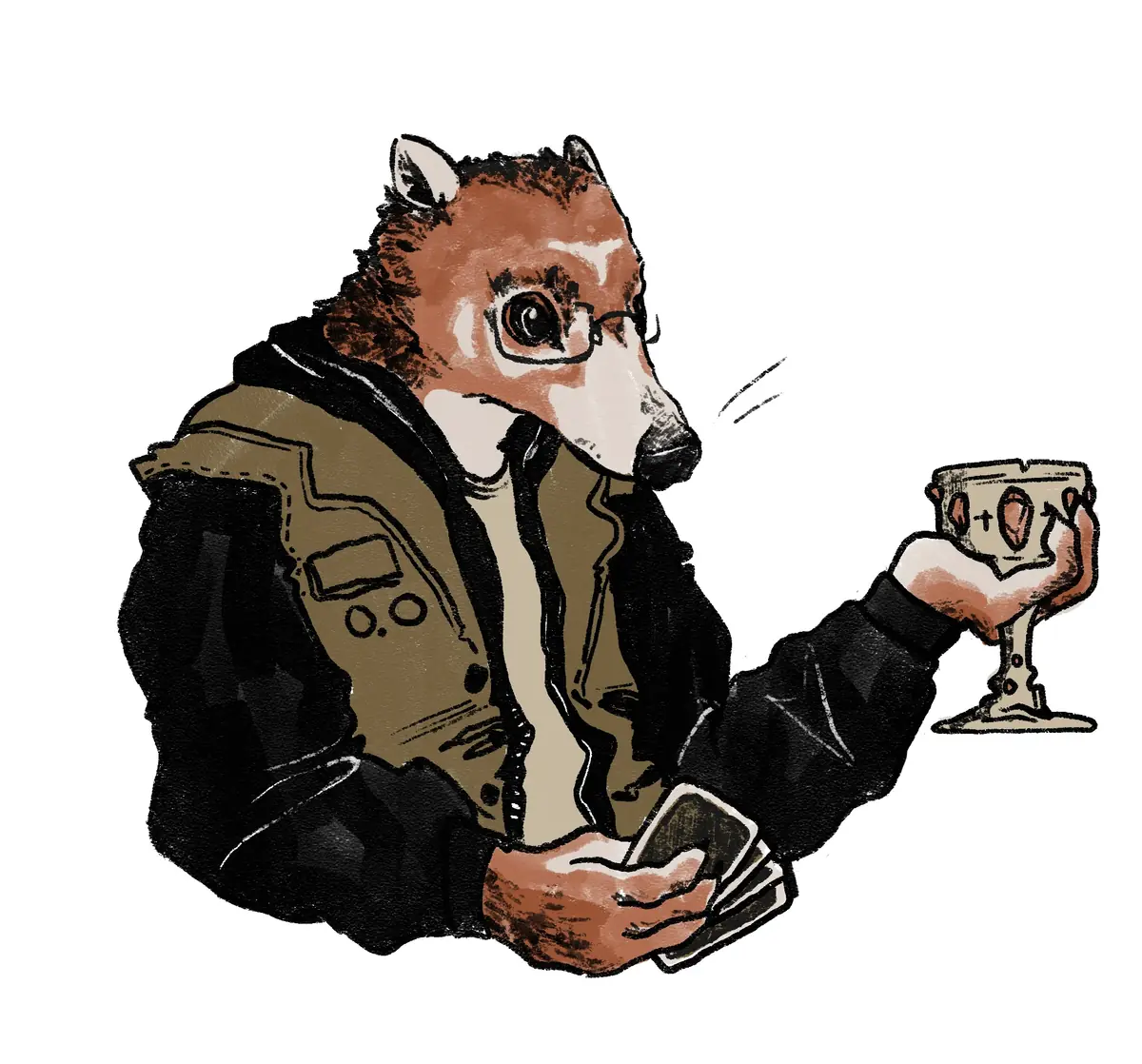 Goblet of Games digital illustration
