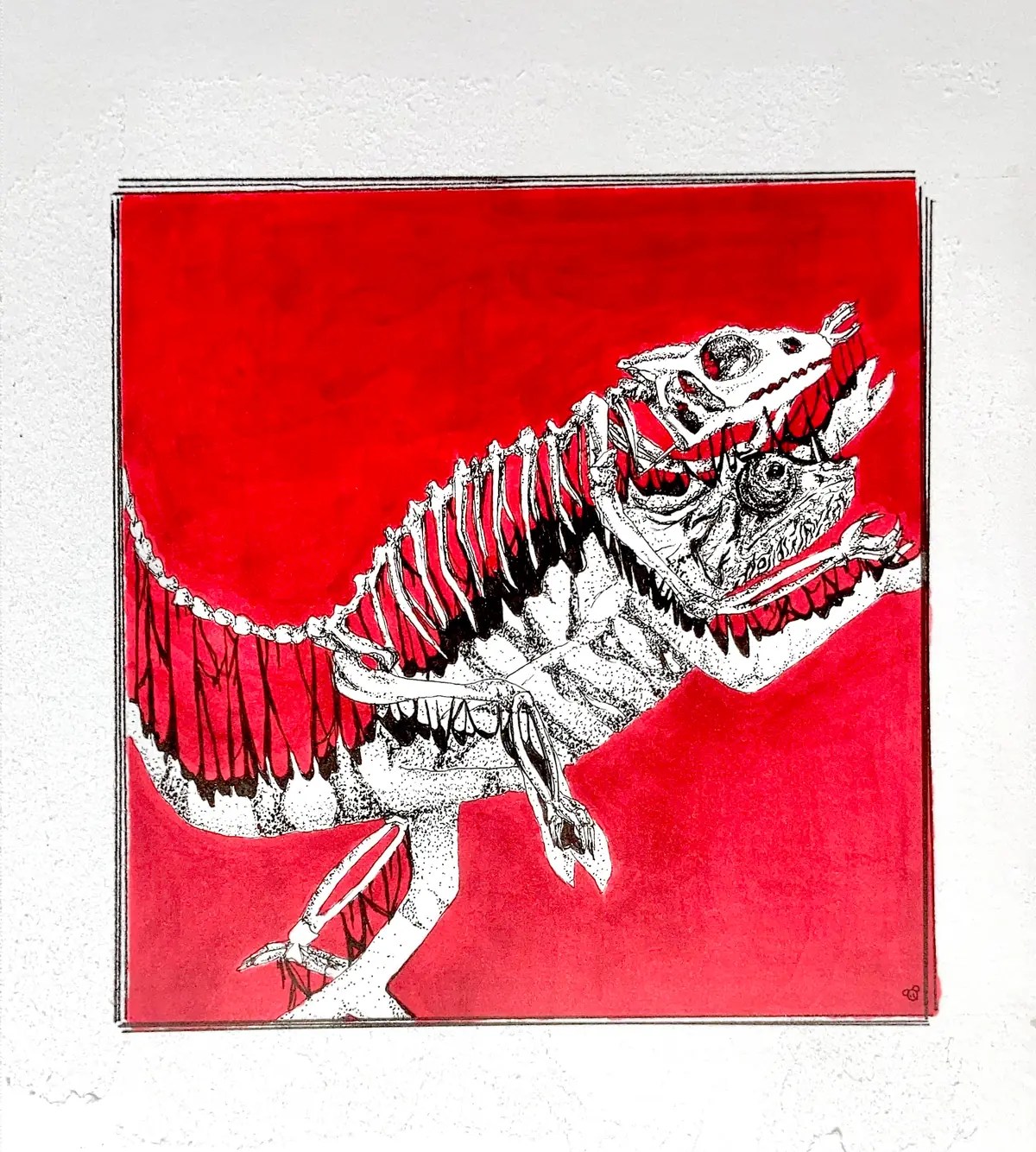 After Light ink and marker work