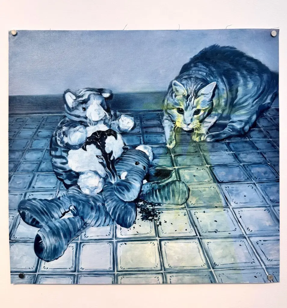 Elephant in the Room painting